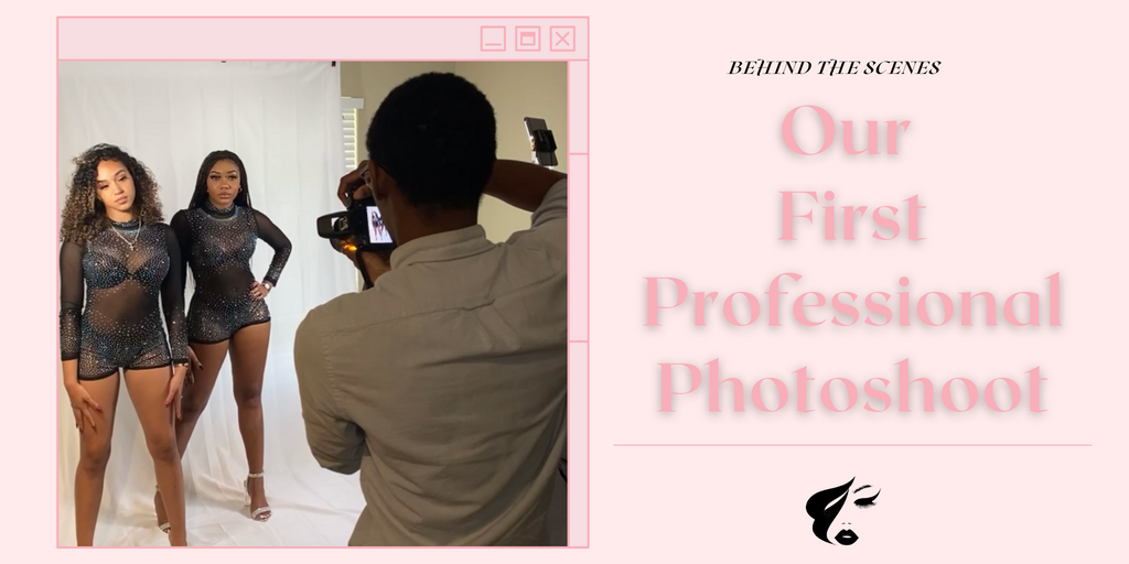 Behind the scenes of our first professional photoshoot click to read more